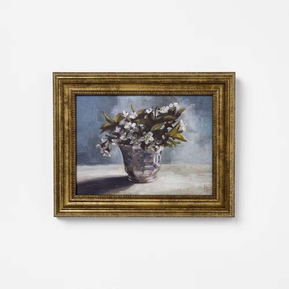 10x8 Flower Vintage Framed Wall Art - Threshold‎ Studio McGee, Target 2024